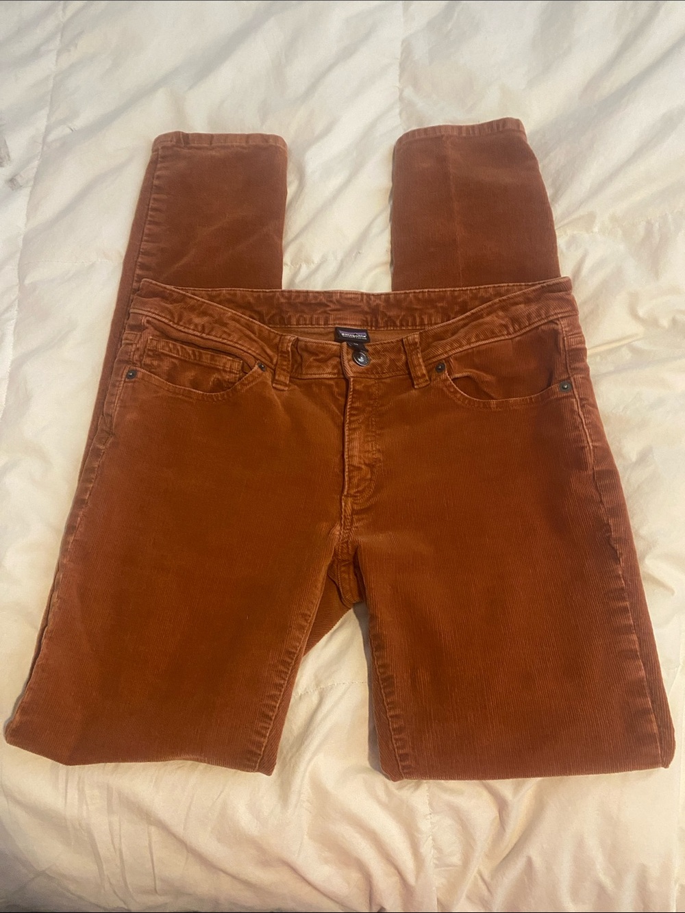 Patagonia Orange Corduroy Pants